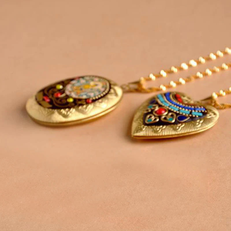Buddha Stones Copper Kwan Yin Avalokitesvara Zakiram Wealth Pendant Necklace