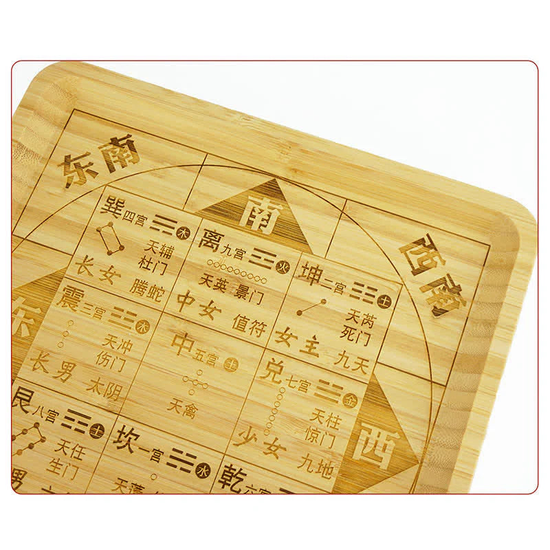 Feng Shui Bamboo Bagua Map Harmony Energy Map