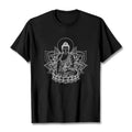 Buddha Stones Medicine Buddha Seated On A Lotus Pedestal Tee T-shirt
