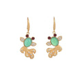 Buddha Stones FengShui Jade Koi Fortune Earrings