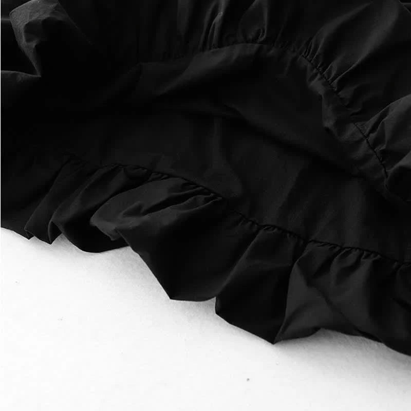 Buddha Stones Summer Buttons Pleated Knee Length Women's Sleeveless Dress With Pockets