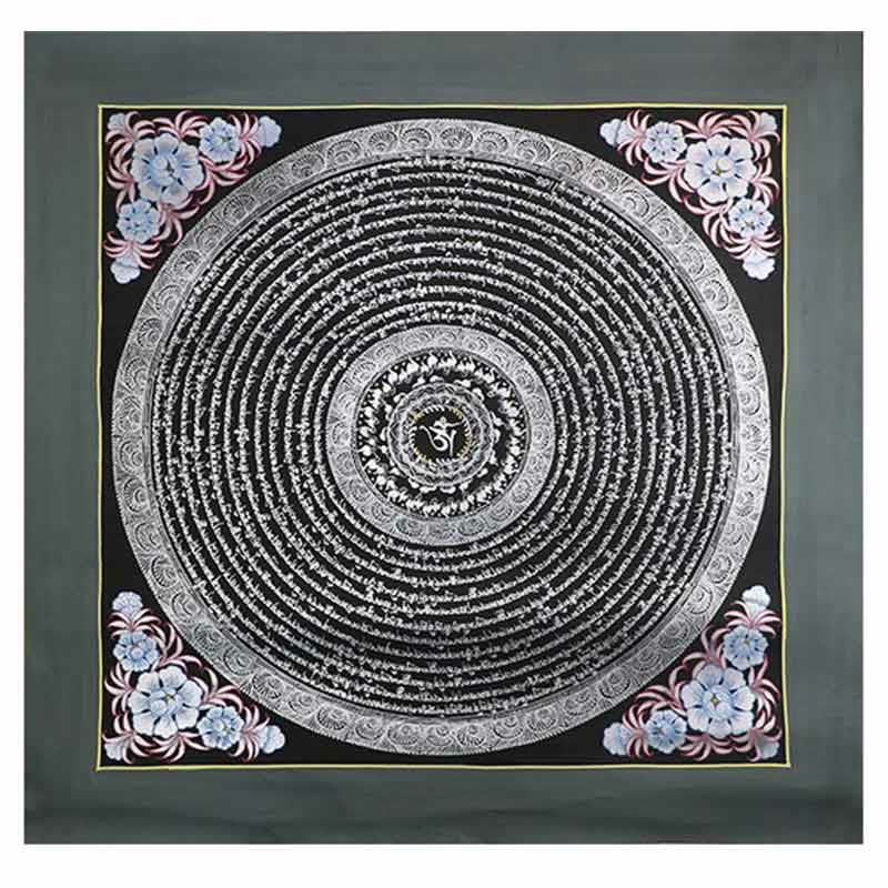 Buddha Stones Tibetan Handmade Thangka Painting Spiritual Blessing Blind Box Random Color Pattern