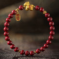 Buddha Stones Year Of The Horse Cinnabar Blessing Bracelet
