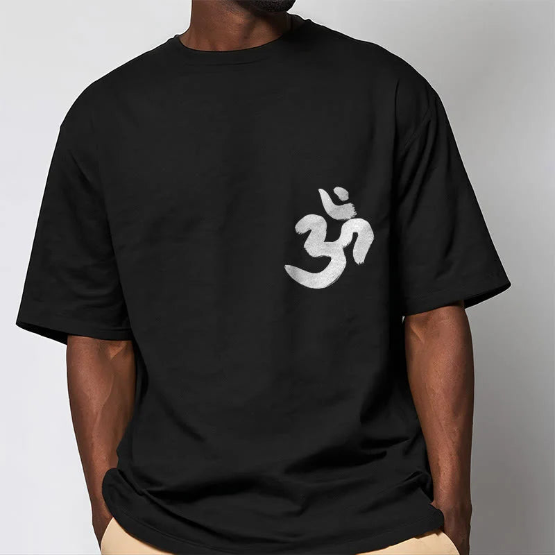 Buddha Stones Om Symbol Sanskrit Tee T-shirt
