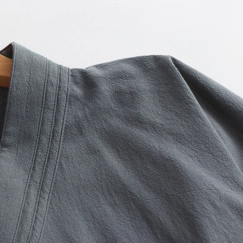 Buddha Stones Wudang Traditional Tai Chi Ceremony Long Wide Sleeve Men's Taoist Long Robe