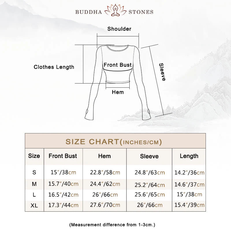 Buddha Stones Women Workout Long Sleeve Crisscross Backless Top Tee Leggings Sports Fitness Yoga Outfit