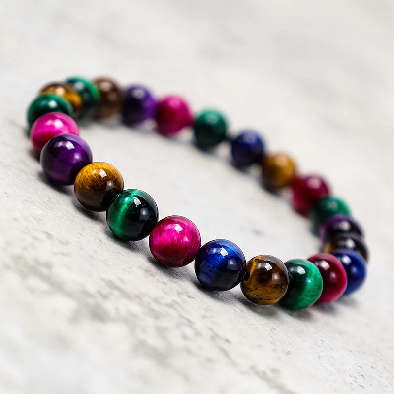 Buddha Stones Various Tiger Eye Confidence Bracelet