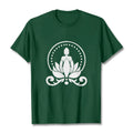 Buddha Stones Meditation Buddha Seated On A Lotus Flower Tee T-shirt