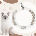Buddha Stones Ragdoll Cat Gray Striped Agate Chalcedony Support Bracelet