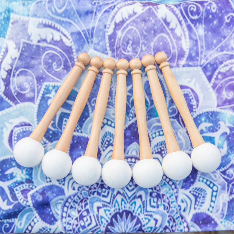 Buddha Stones Tibetan Crystal Sound Bowl Candy Color Handcrafted for Yoga and Mindfulness Meditation Singing Bowl