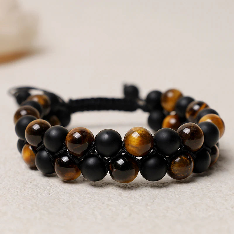 Buddha Stones Protection Tiger's Eye Bracelet