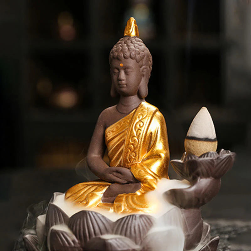 Buddha Stones Buddha Serenity Home Decoration Incense Burner
