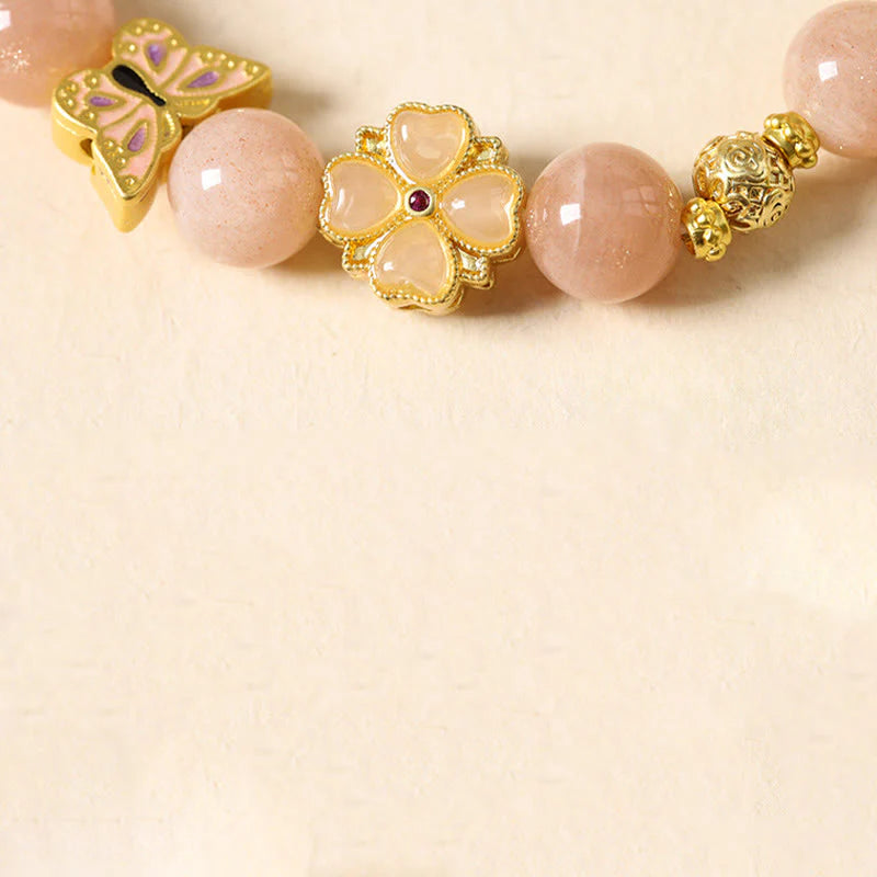 Buddha Stones Year Of The Horse South Red Agate Sun Stone Tourmaline Success Bracelet