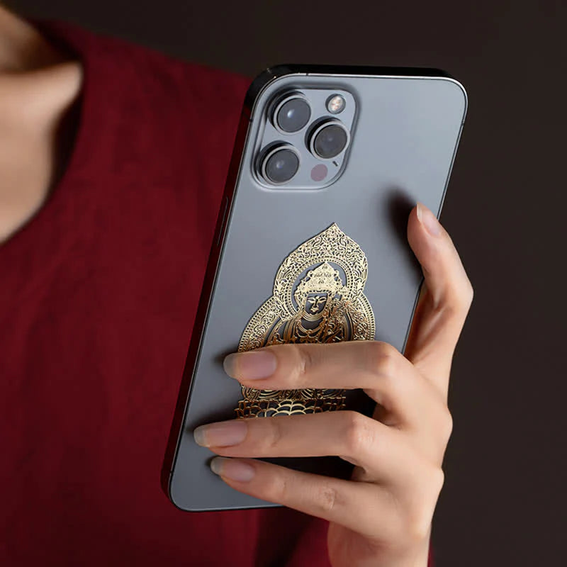 Buddha Stones 12 Chinese Zodiac Blessing Wealth Fortune Phone Sticker
