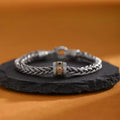 Buddha Stones Tibetan Twisted Design Copper Wealth Buckle Rotatable Bracelet (Extra 35% Off | USE CODE: FS35)