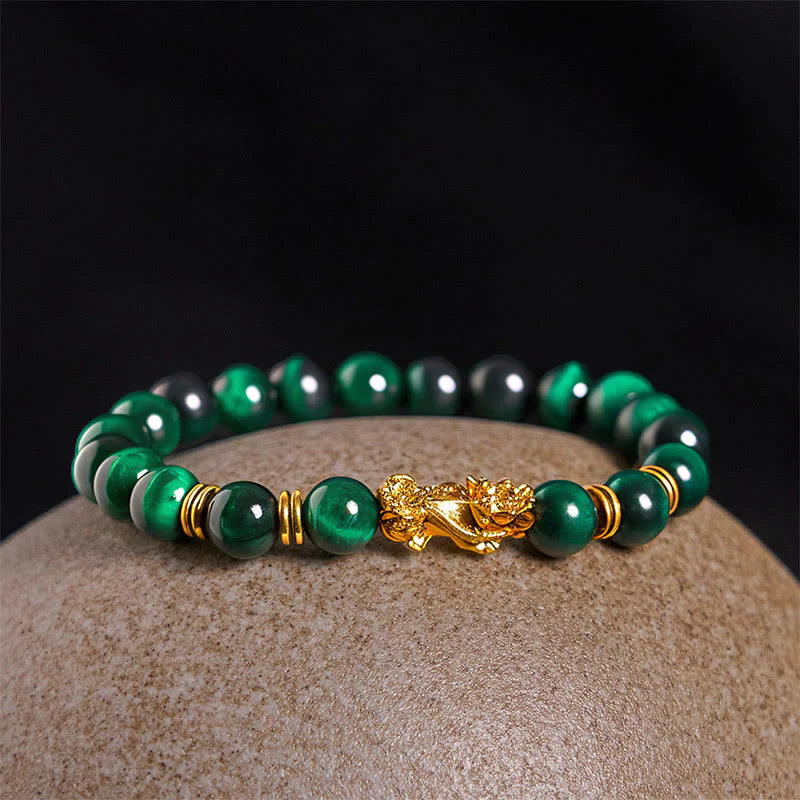 FREE Today: Wealth and Courage Various Color Tiger Eye Beads Pixiu Bracelet