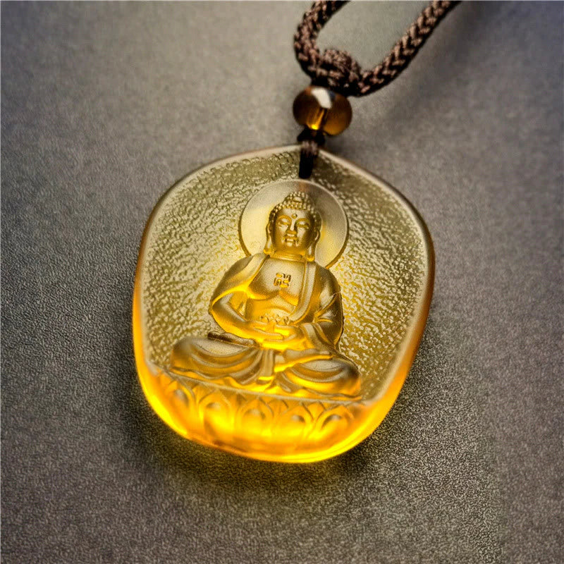 FREE Today: Buddha Amulet Lucky Liuli Necklace Pendant