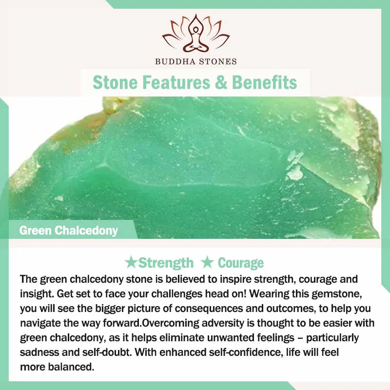 Buddha Stones Natural Red Agate Double Wrap Design Green Chalcedony Calm Bracelet
