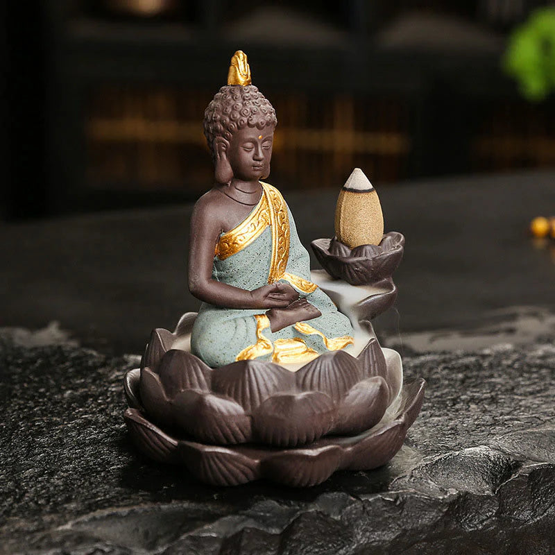 Buddha Stones Buddha Serenity Home Decoration Incense Burner