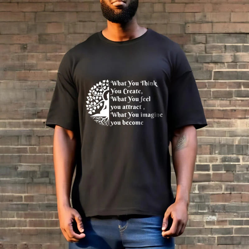 Buddha Stones Half-meditation Buddha Tree Tee T-shirt