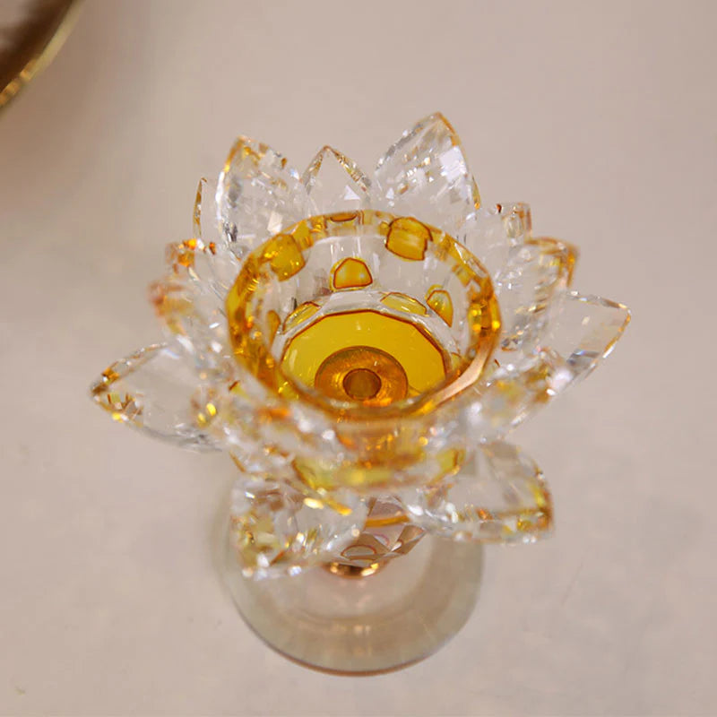Tibetan Lotus Candlestick Ornament