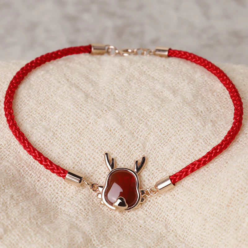 âââA Flash Sale- Buddha Stones 925 Sterling Silver Year of the Dragon Natural Red Agate Dragon Attract Fortune Fu Character Strength Bracelet Necklace Pendant Earrings