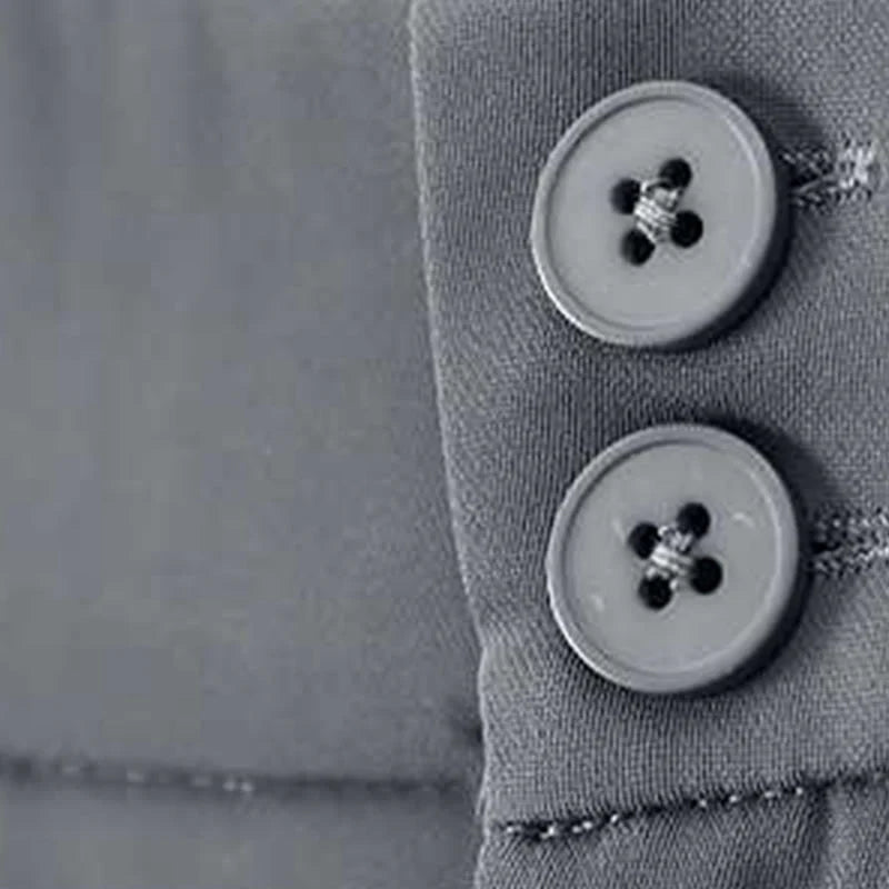Buddha Stones Summer Casual Zipper Button Loose Plain Cotton Linen Women's Shorts With Pockets
