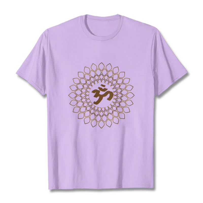 Buddha Stones Rhombus OM Design Tee T-shirt