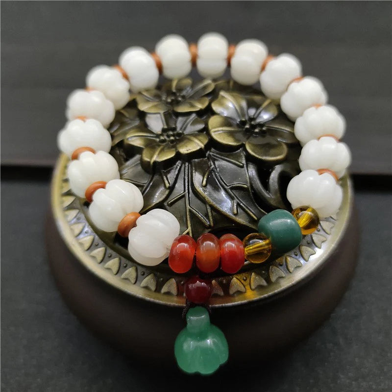 Natural Bodhi Seed Agate Bodhi Harmony Bracelet