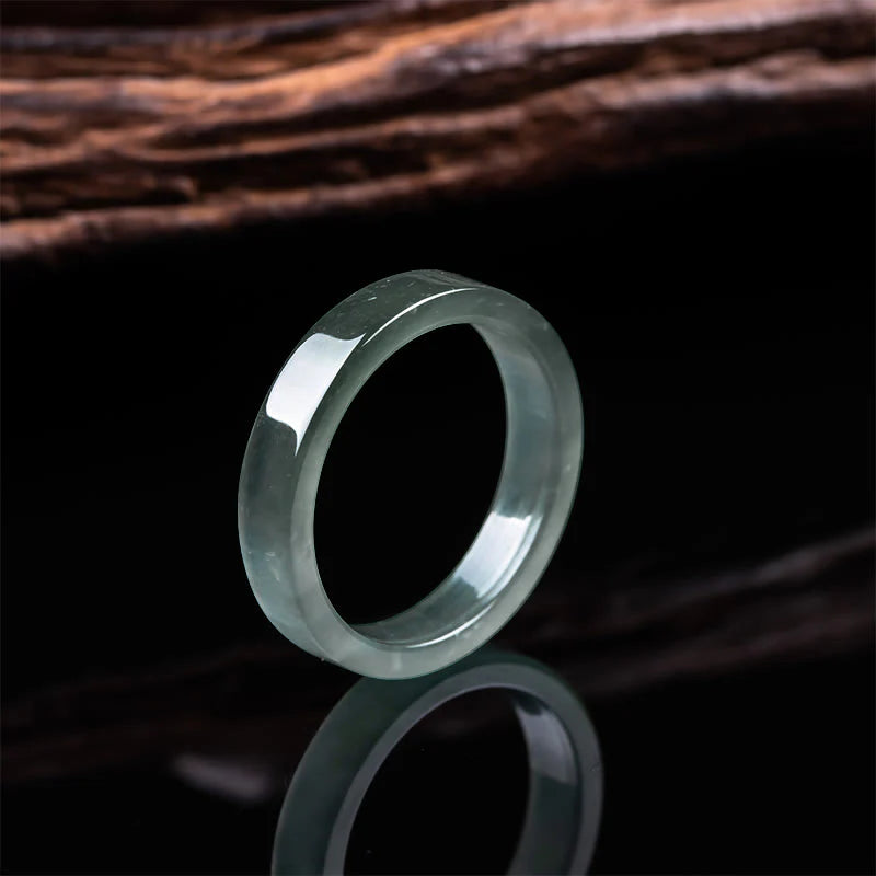 Buddha Stones Jade Abundance Prosperity Multiple Sizes Available Ring
