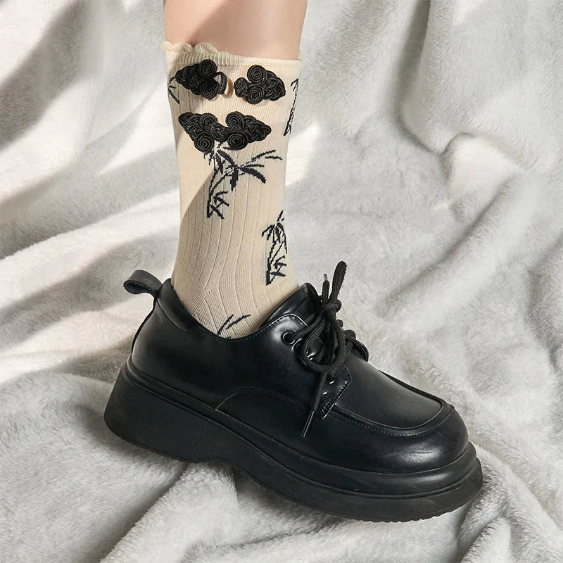 Buddha Stones A New Beginning Bamboo Micro Crew Women's Socks Includes Gift Message Card