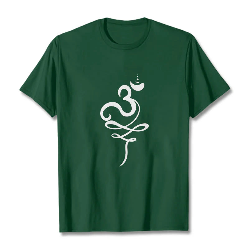 Buddha Stones OM Sanskrit Tee T-shirt
