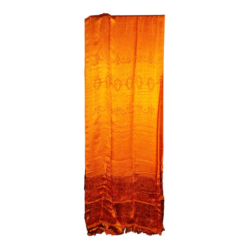 Buddha Stones Tibetan Blessing Auspicious 5 Colors Jacquard Khata Decoration