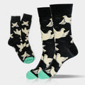 Buddha Stones Doves Pattern Design Men Women Unisex Cotton Crew Socks