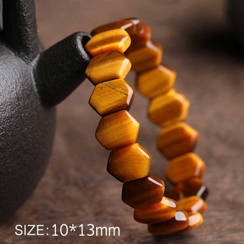 Buddha Stones Natural Tiger Eye Strength Protection Bracelet (Extra 30% Off | USE CODE: FS30)