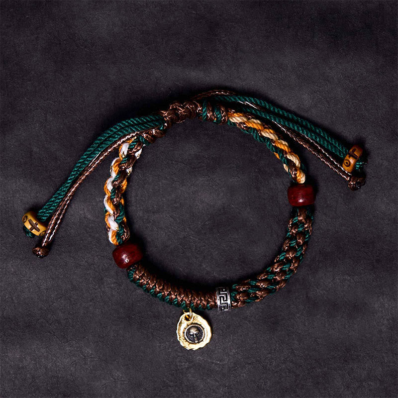 FREE Today: Ward Off Evil Spirits Tibetan Bone Beads Rope Bracelet