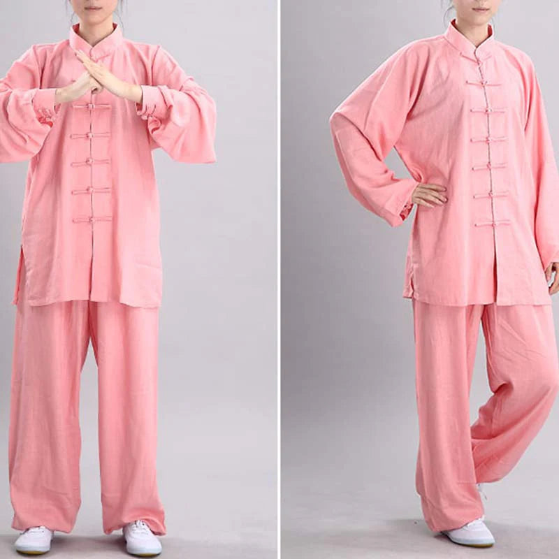 Buddha Stones Meditation Zen Prayer Spiritual Tai Chi Qigong Practice Unisex Embroidery Clothing Set (Extra 30% Off | USE CODE: FS30)