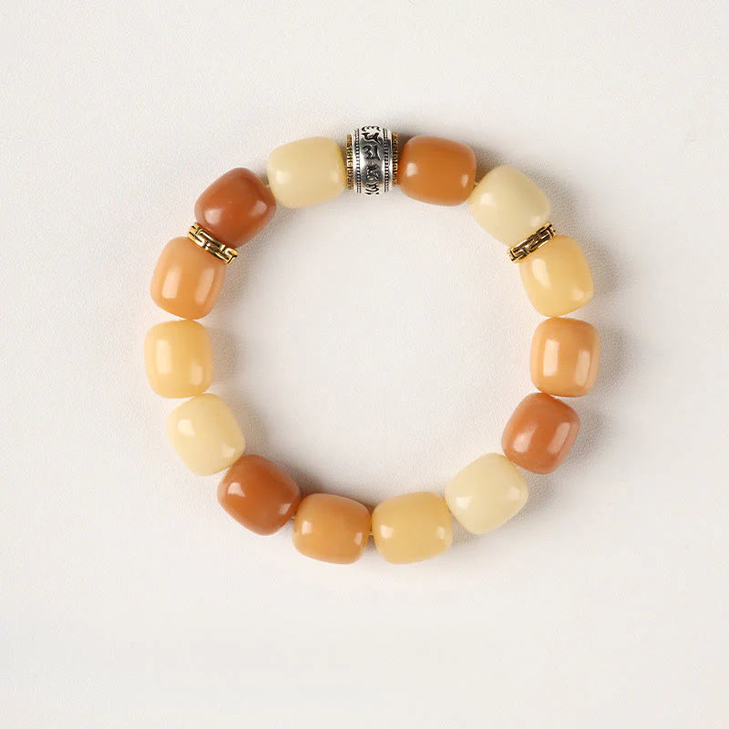 Buddha Stones Bodhi Seed Om Mani Padme Hum Lion Head Peace Bracelet