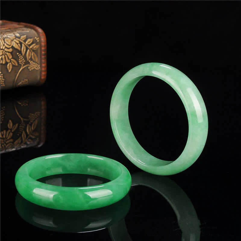 Buddha Stones Jade Healing Abundance Protection Bracelet Bangle