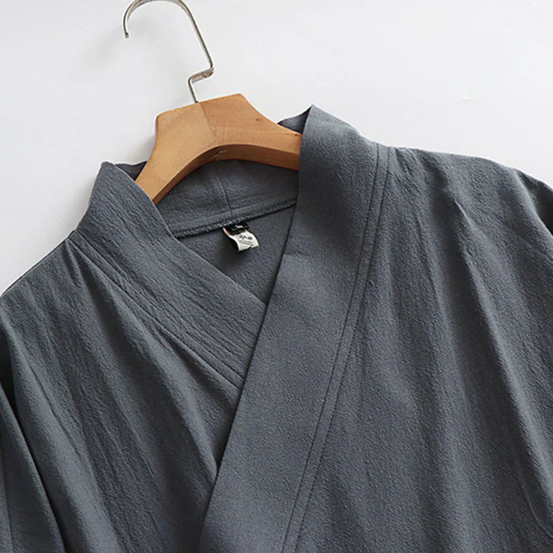 Buddha Stones Wudang Traditional Tai Chi Martial Arts Ceremony Long Sleeve Men's Taoist Long Robe