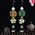 Buddha Stones FengShui Jade PiXiu Harmony Car Pendant Decoration (Extra 30% Off | USE CODE: FS30)