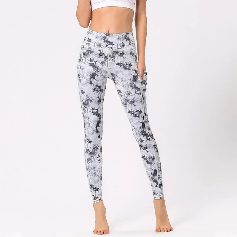 Buddha Stones Colorful Print Pants Sports Exercise Fitness Leggings Women's Yoga Pants