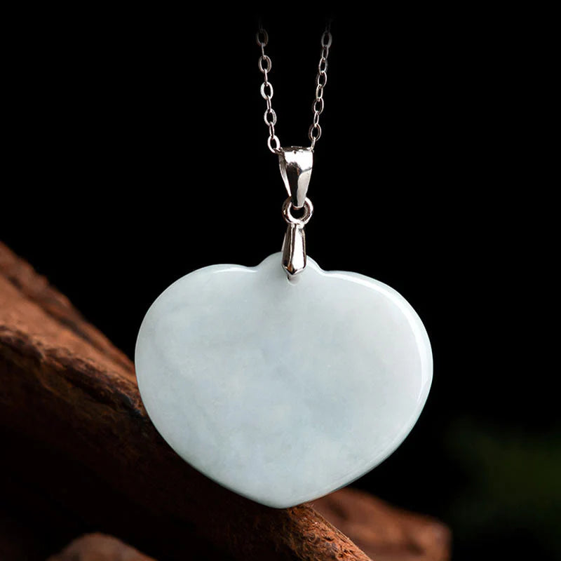 Buddha Stones Laughing Buddha White Jade Luck Blessing Titanium Steel Chain Necklace Pendant