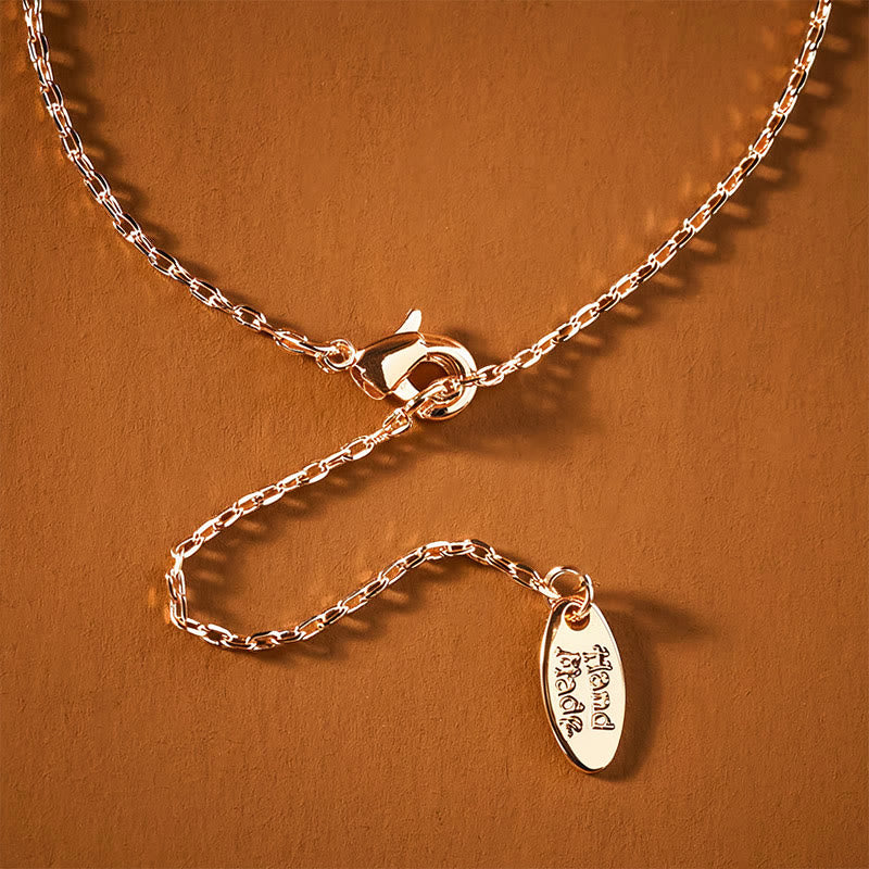 Buddha Stones Gourd Hollow Design Copper Protection Necklace Pendant