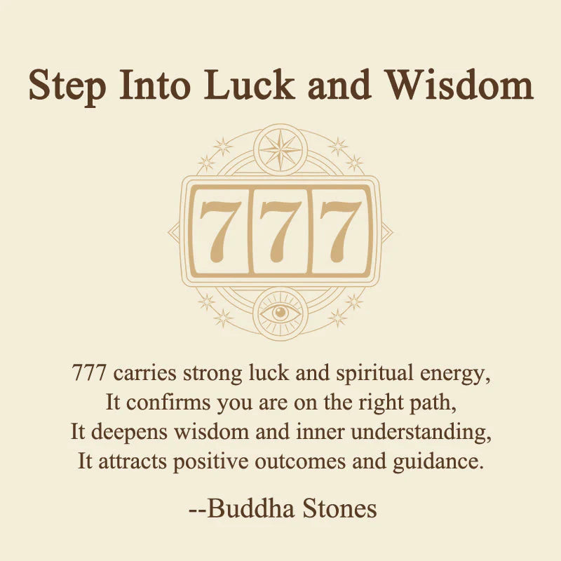 Buddha Stones Step Into Luck and Wisdom 777 Angel Number Natural Amethyst Key Chain Hanging Decoration Includes Gift Message Card