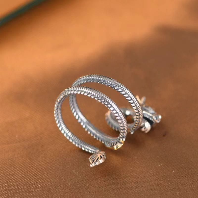 FREE Today: Strength And Wisdom Vintage Dragon Pattern Ring