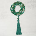 Buddha Stones Bead Malachite Tassel Protection Bracelet