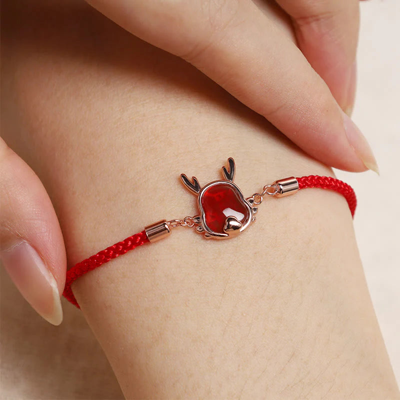 âââA Flash Sale- Buddha Stones 925 Sterling Silver Year of the Dragon Natural Red Agate Dragon Attract Fortune Fu Character Strength Bracelet Necklace Pendant Earrings