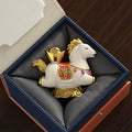 Buddha Stones Chinese Zodiac Year Of The Horse Fu Character Prosperity Home Decoration