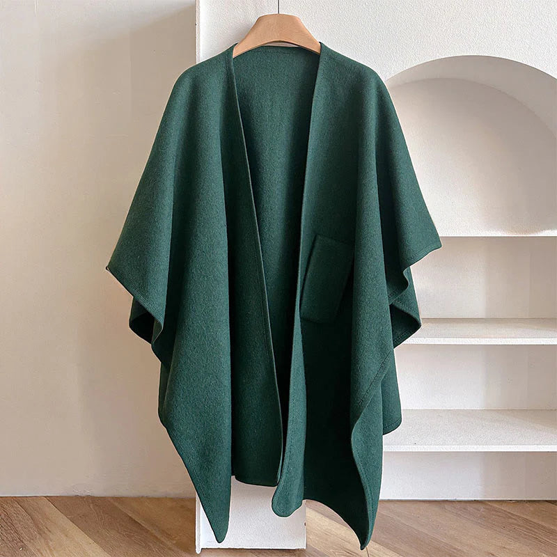 Buddha Stones Winter Solid Color Warm Cozy Split Scarf Shawl
